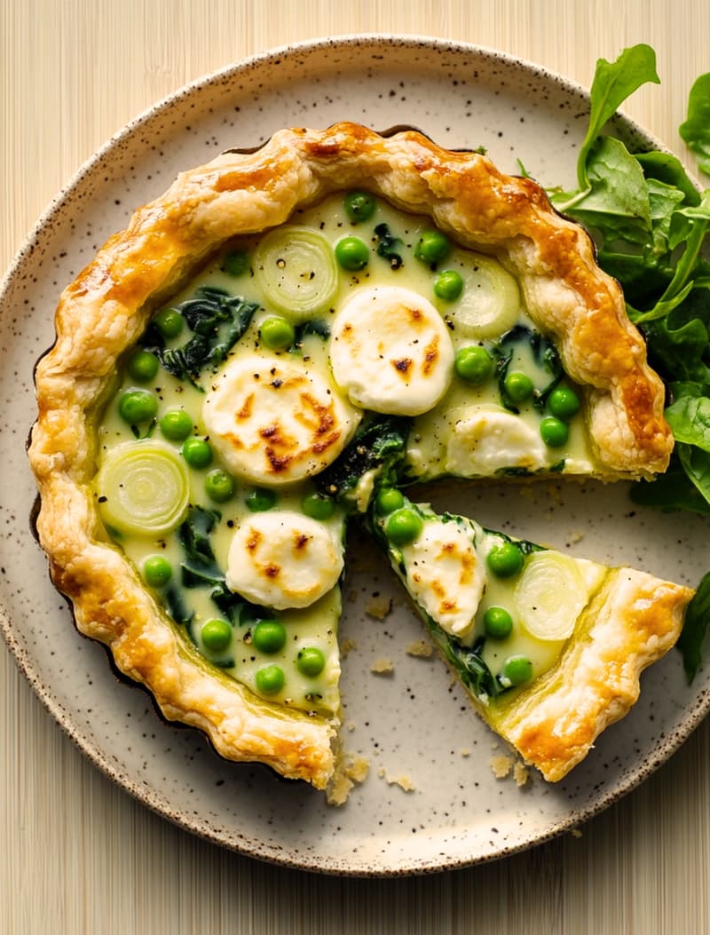 Pea & Leek Green Tart