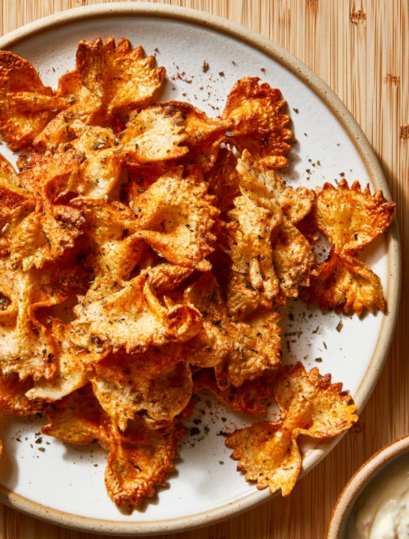 Crispy Air-Fried Bowtie Bites