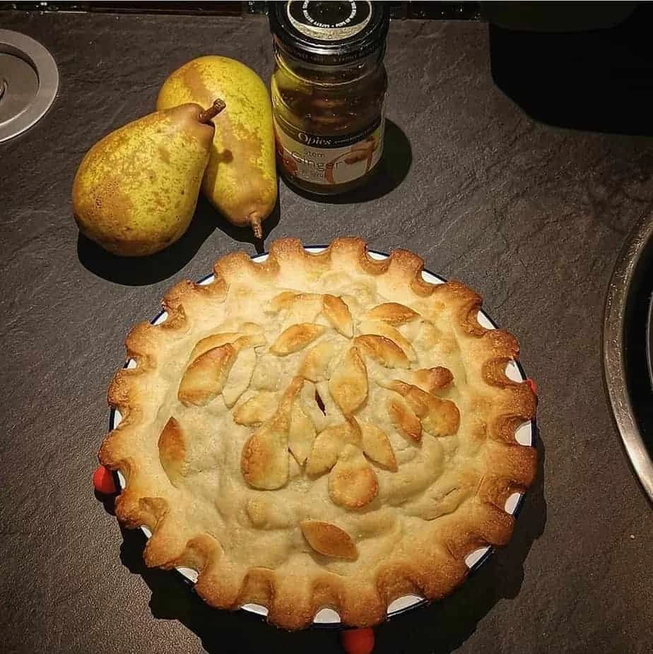 Bake Off Pear and Ginger Mochi Cake
