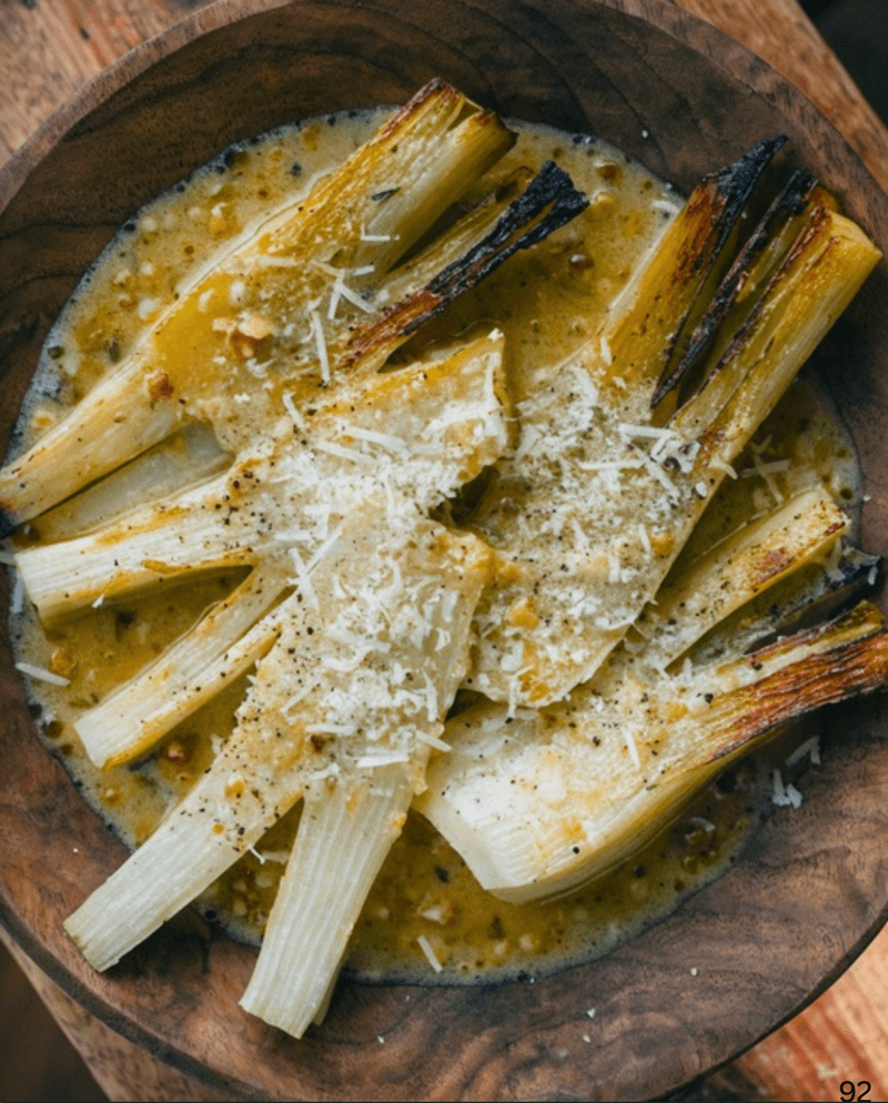 Baked Fennel with Cream and Parmesan