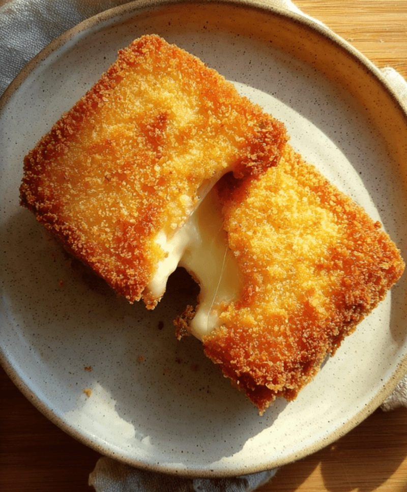 Fried Mozzarella Sandwich (Mozzarella in Carrozza)