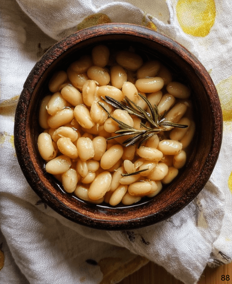 Garlicky Rosemary Cannellini Beans