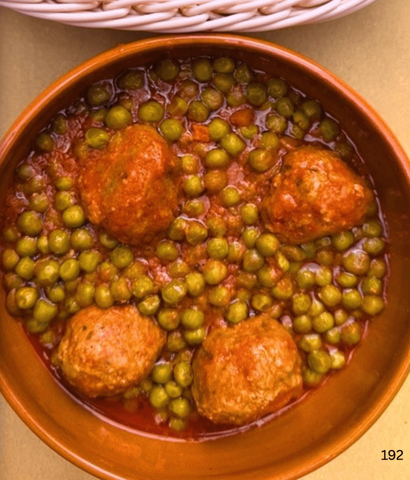 Meatballs with Ragù and Peas (Polpette di Manzo)