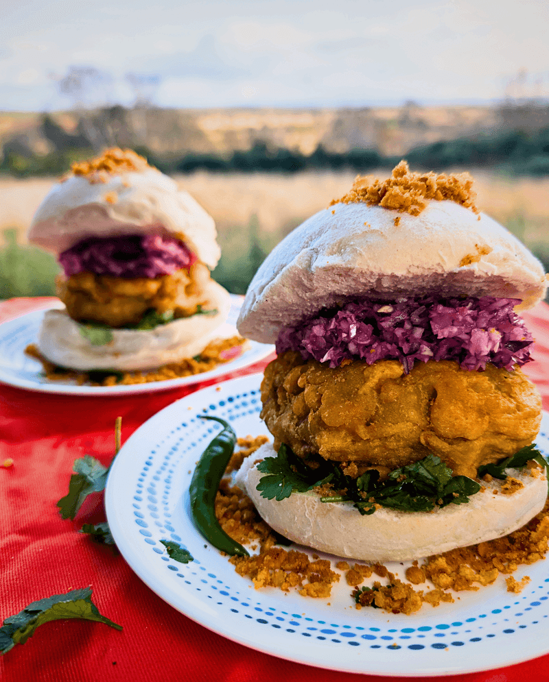 Potato Fritter Sandwich (Vada Pav)