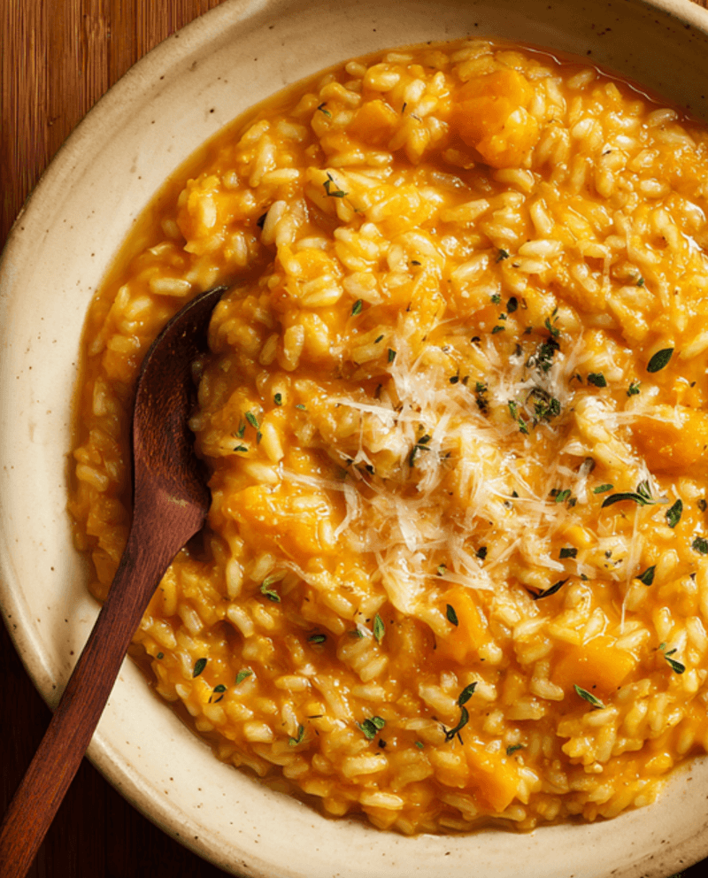 Pumpkin Risotto (Risotto alla Zucca)