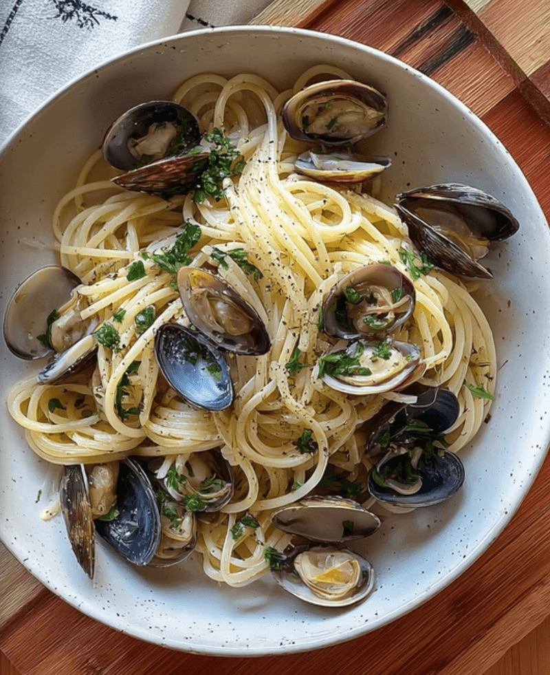 Spaghetti with Clams (Spaghetti alle Vongole)