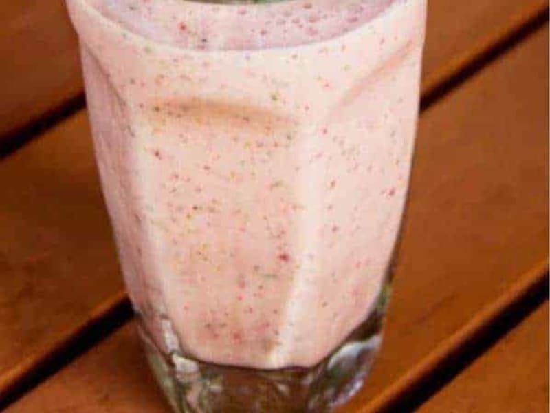 Strawberry & Mint Protein Smoothie