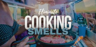 how to eliminate cooking smells campervan