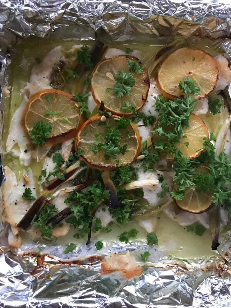 Low FODMAP Baked Lemon Sole