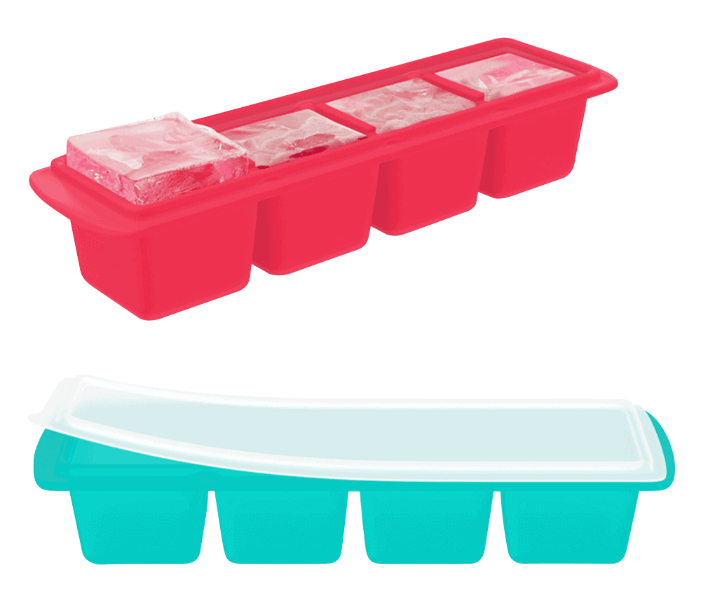 Buy Lattice Silicone Ice Cube Tray with Lid Online SG