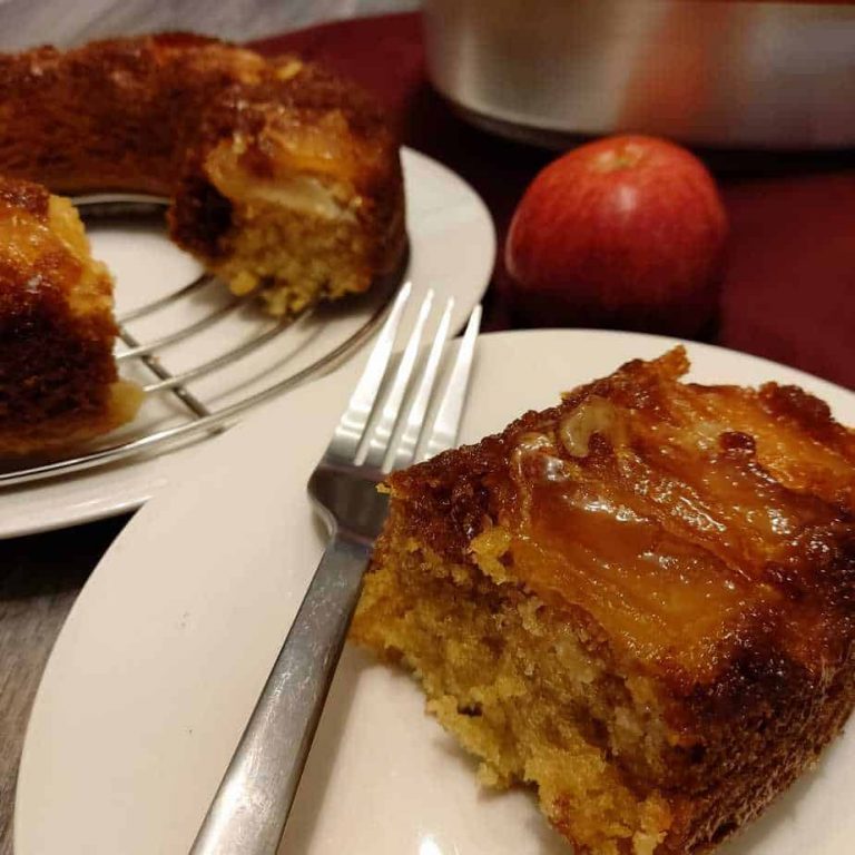 Omnia Toffee Apple Upside Down Cake