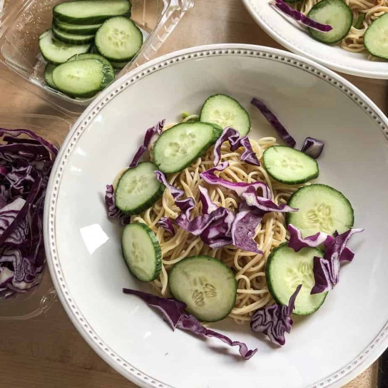 Cold Veggie Noodle Salad