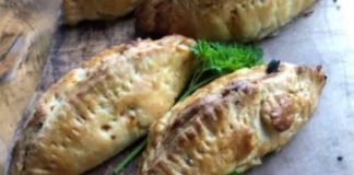 vanlife-Sausage and Apple pasties