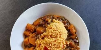 vanlife-Sweet potato and butternut squash tagine