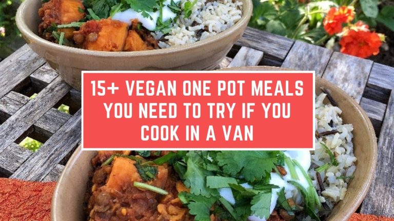 15+ VEGAN ONE POT MEALS YOU NEED TO TRY IF YOU COOK IN A CAMPERVAN