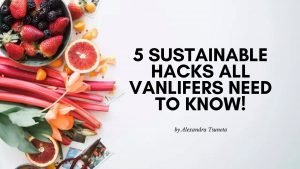 5 sustainable hacks for vanlifers