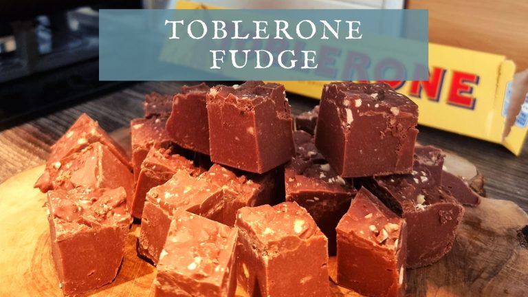 Campervan Toblerone Fudge