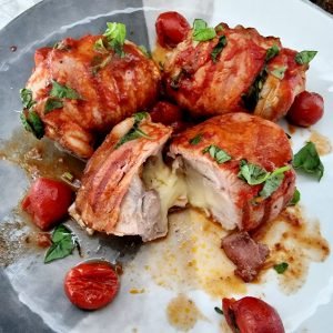 campervan recipe chicken brie bombs