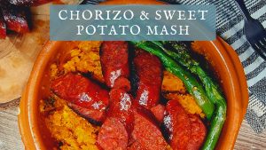 chorizo sweet potato mash Vanlife Recipe Cooking