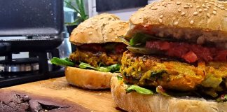 onion bhaji burgers