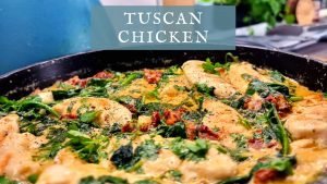 Campervan Chicken recipe Tuscan vanlife eats