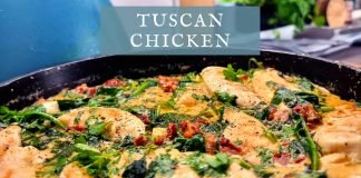 Campervan Chicken recipe Tuscan vanlife eats