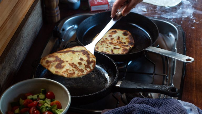 Yoghurt Flatbreads with Dukkah