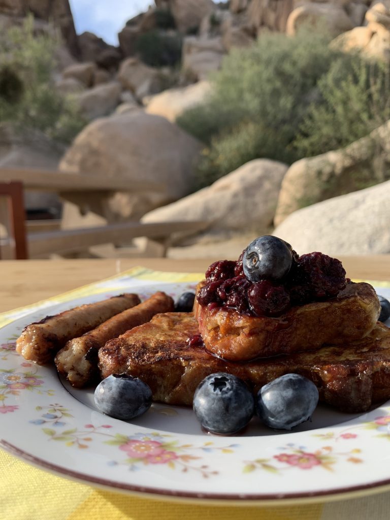 French Toast with Berry Compote