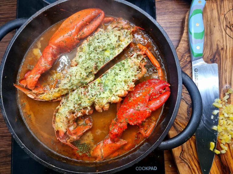 Lobster Thermidor in a Coconut Sweet Chilli Bisque