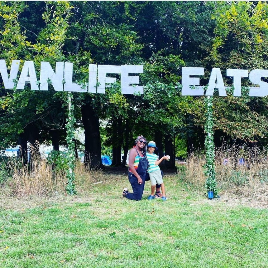 Delanie and Quincy at the Vanlife Eats Big Picnic