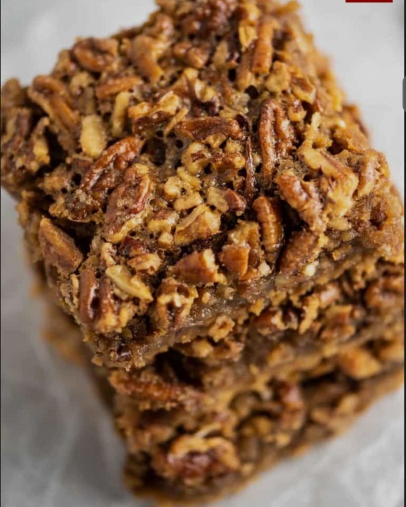 Maple pecan pie bars