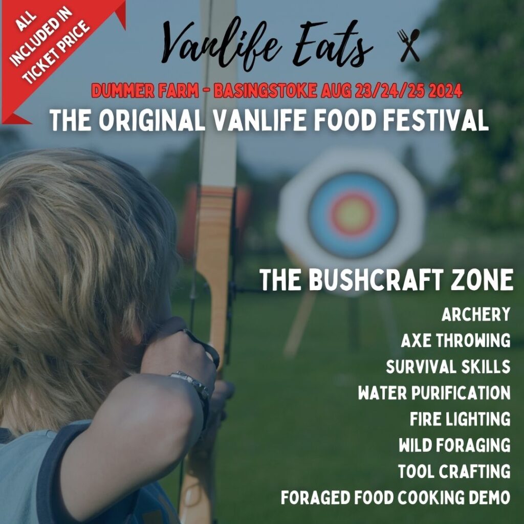 vanlife eats festival foraging