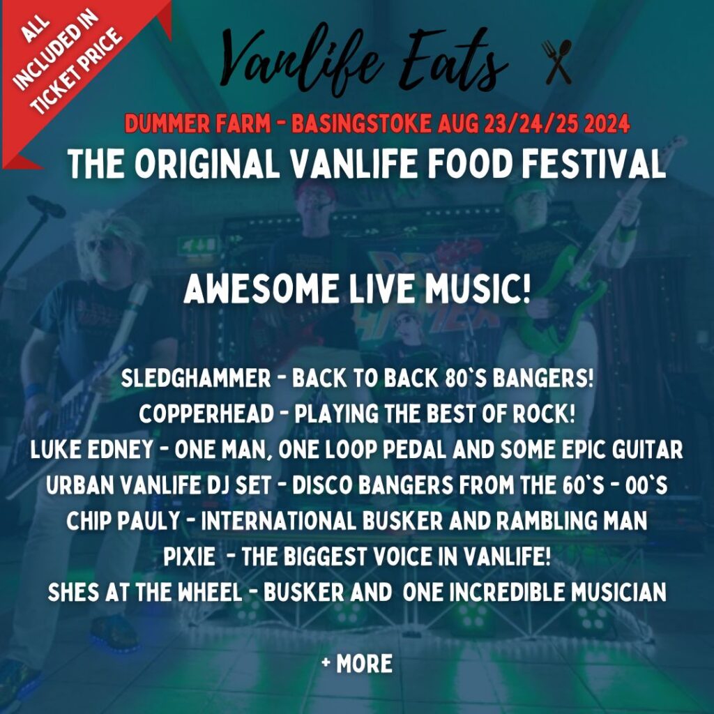 Vanlife Eats Festival band list