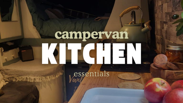 campervan kitchen essentials