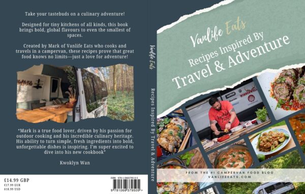 Vanlife Eats cook book cover and rear