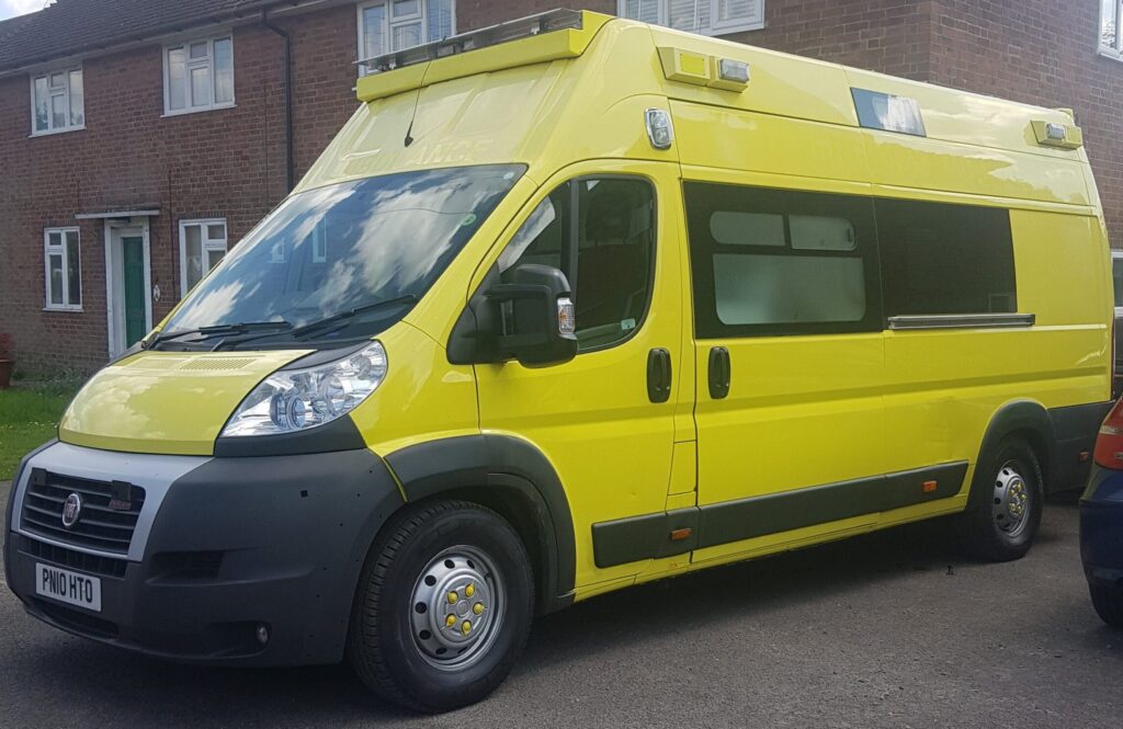 ambulance campervan conversion