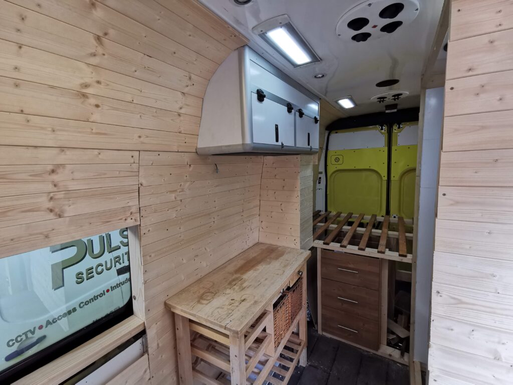 Converting a campervan