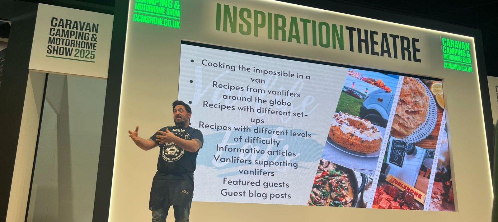 Mark talking at an event