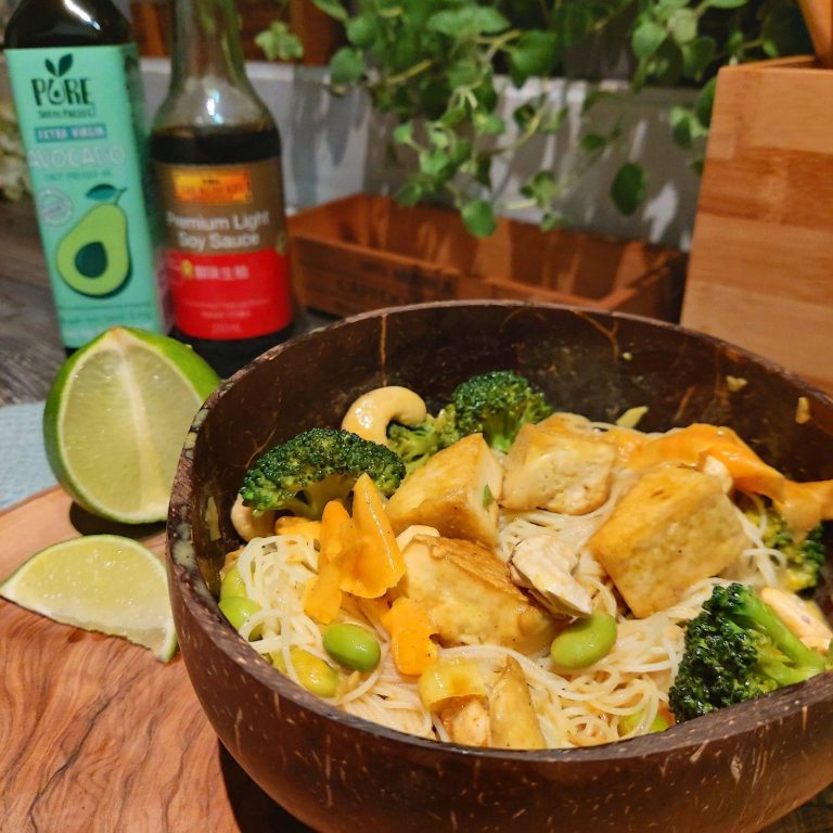 Curried Tofu Noodles