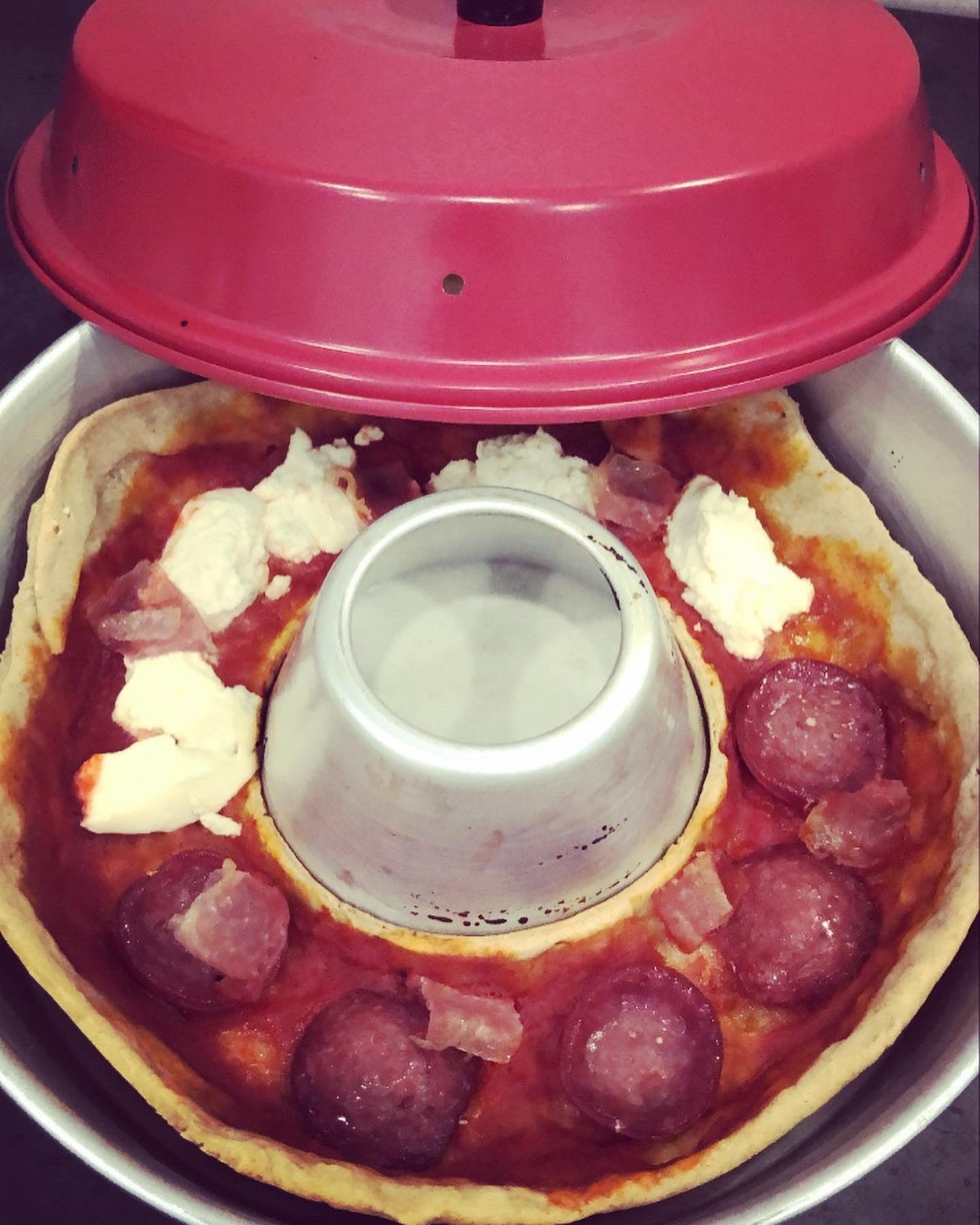 Campervan Recipe, PIZZA with omnia oven!